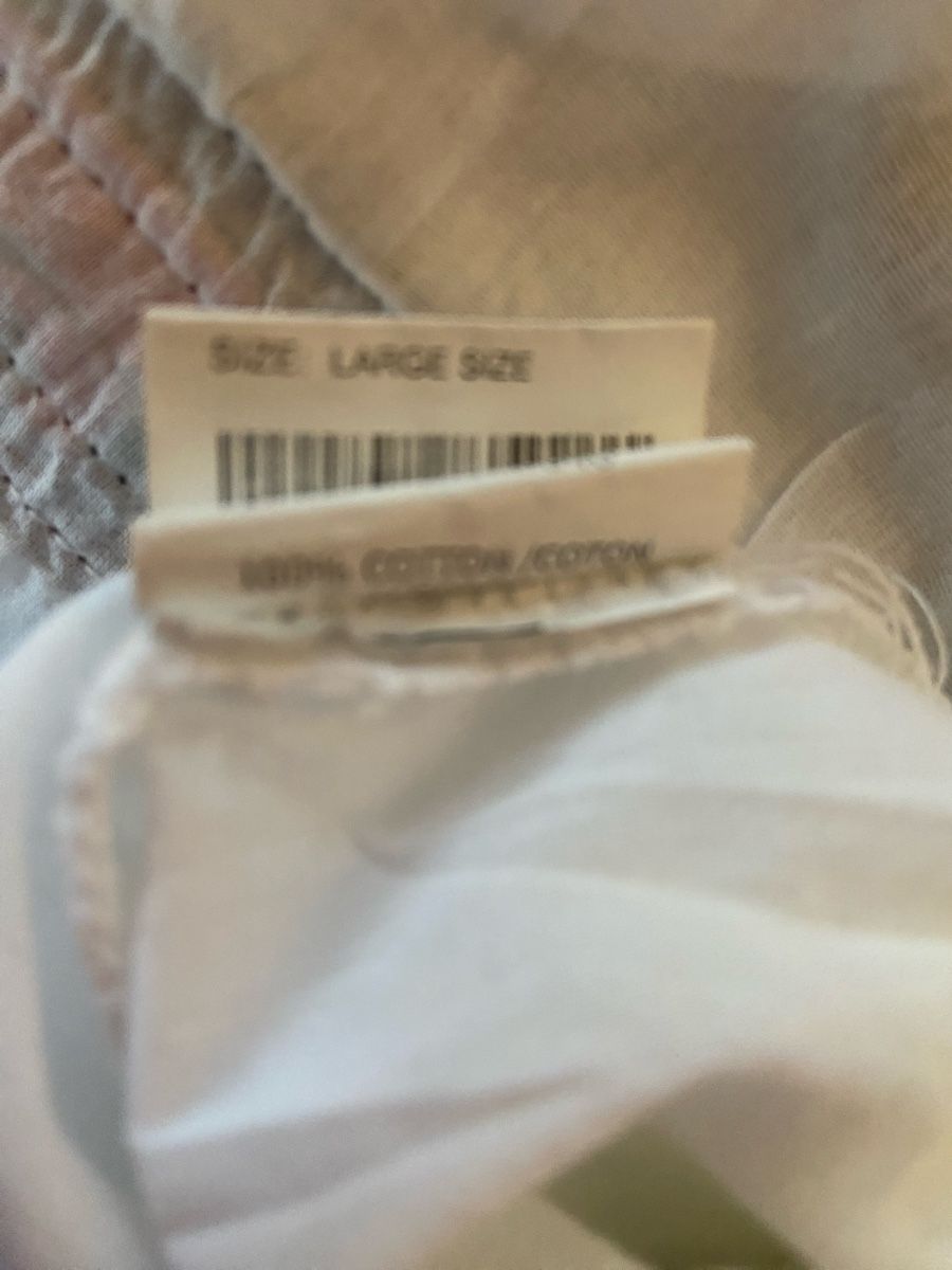 Tuniken: Tunique blanche d'été, taille L, coton – Gebraucht aus Neuchâtel von lu7_9rs7 5