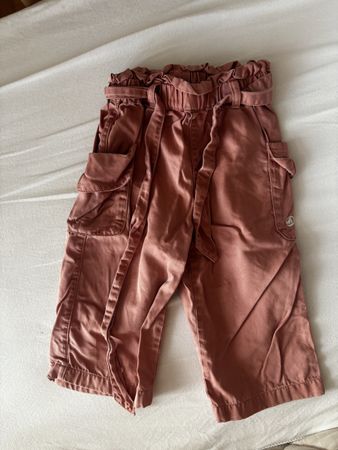 Sommerhose Mädchen 104cm Petit Bateau, pink, Gr. 4 Jahre