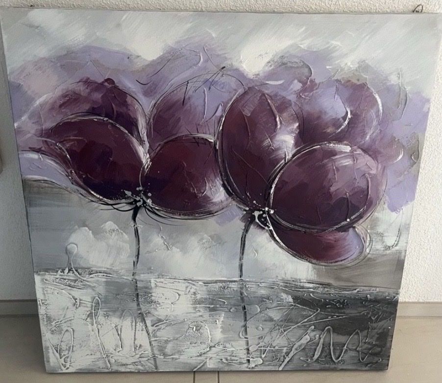 Poster & Bilder: Blumenbild 75 x 75 – Neu (gemäss Beschreibung) aus Rebstein von ale_qx8b