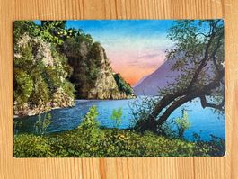 Lago di Lugano - Rocco di Gandria - AK 1925