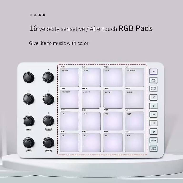 Strumenti musicali: M-VAVE FF Bonfires MIDI-Controller – Usato da Siebnen venduto da Grexx 3