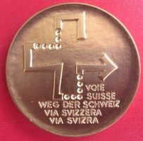 Lot De 5 Médailles Course à Pied Sierre-Zinal (1978 à 1982) - Suisse
