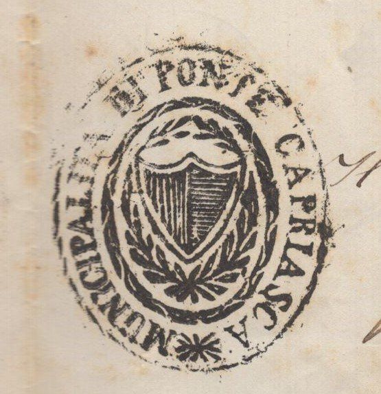 Tous les timbres: LUGANO 19.X.69  Dokument:  DI PONTE CAPRIASCA – D'occasion à Aarau par kufi44 3