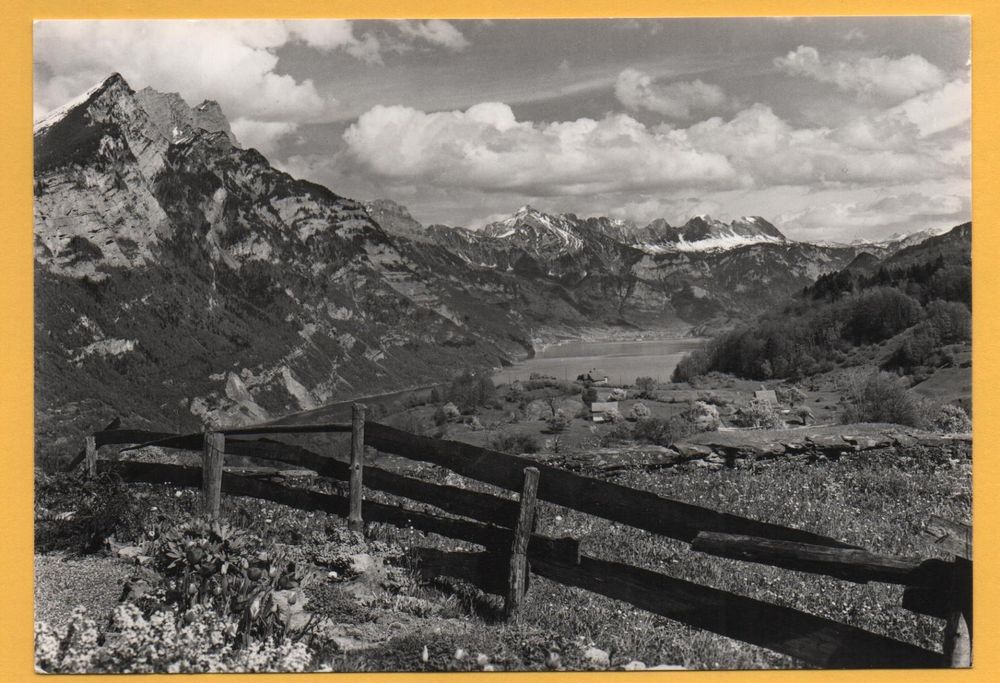 FILZBACH an der Kerenzerbergstrasse Ausblick Walensee Alvier (Gebraucht ...