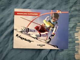 Magdalena Kappaurer Autogrammkarte, Ski, Rarität!