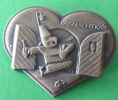Basler Fasnachtsplakette Silber 1961