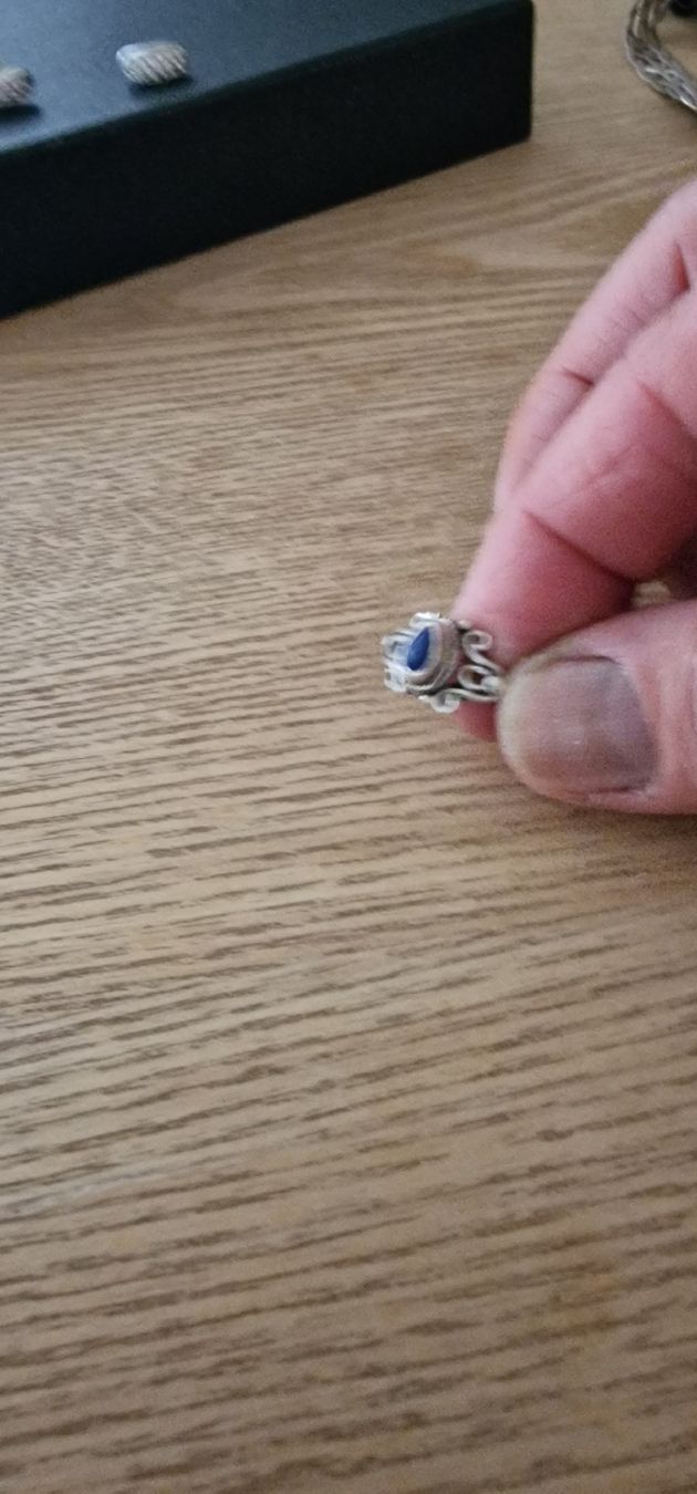Bagues: Silber Ring 925 lazurit Stein – D'occasion à St. Gallen par mania03
