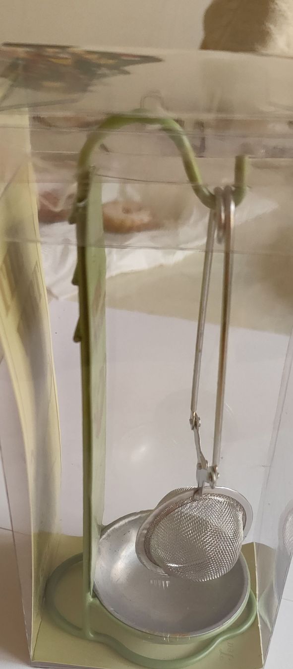 Macchine per caffè & Macchine per espresso: Infuseur à thé vintage avec support vert olive neuf – Nuovo e nell'imballaggio originale da Biel/Bienne venduto da Edi5Roli3