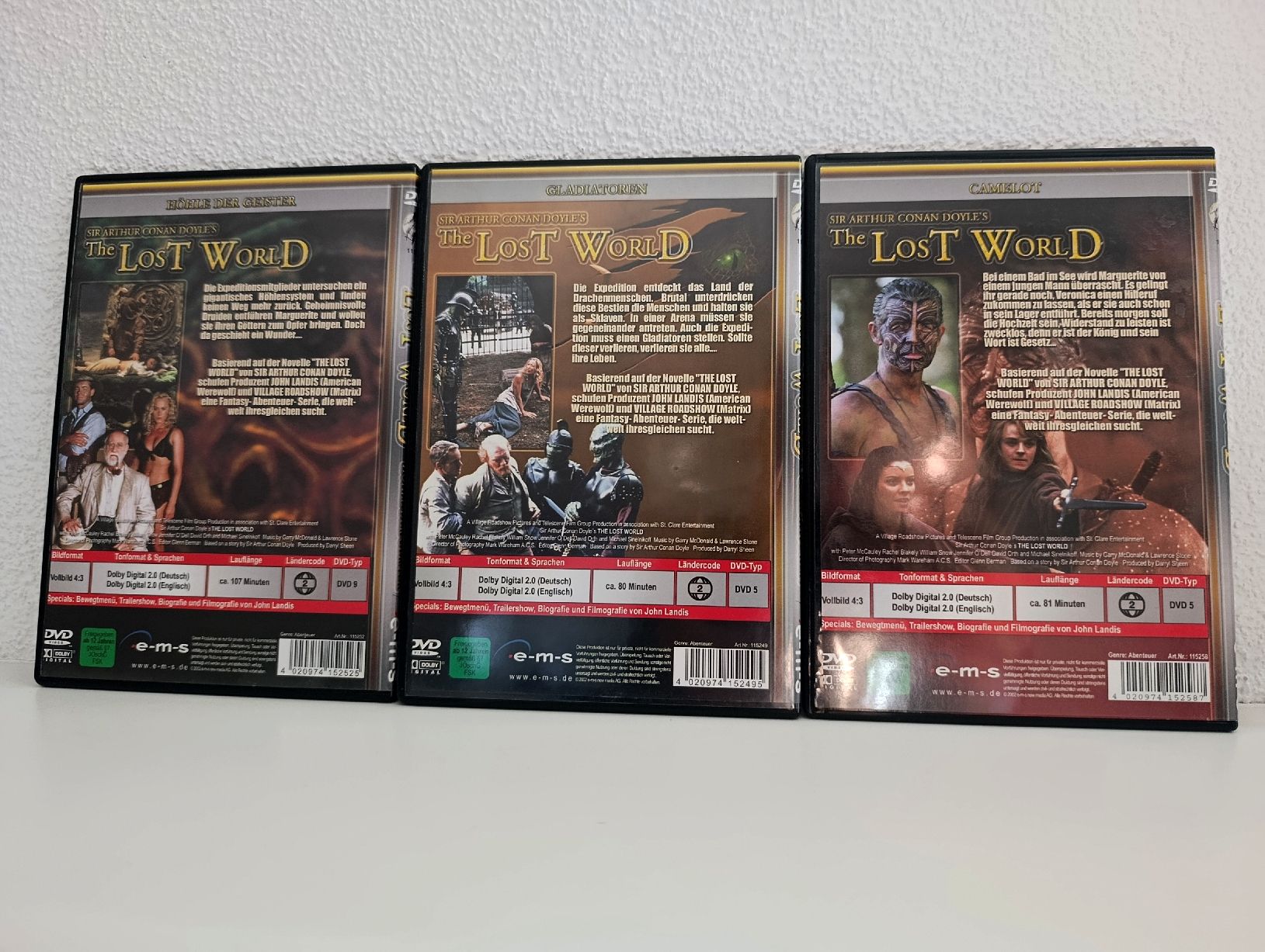 Tutti i DVDs: The Lost World 3 DVDs – Usato da Wil SG venduto da Donaldus 1
