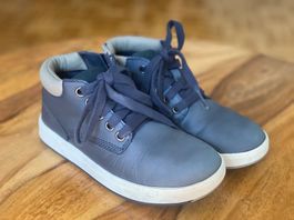 Timberland Halbschuhe Gr. 31 Leder Dunkelblau Top Zustand