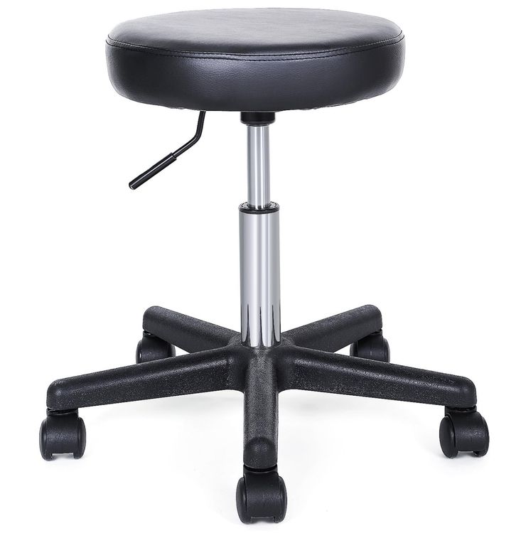 Produktbild von Höhenverstellbar Hocker FRNIAMC Sattelhocker Mit Rollen - Höhenverstellbarer Drehstuhl Für Salon, Büro & Home Sattelstuhl Mit Rollen