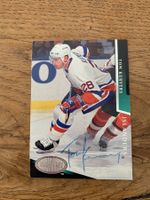 NHL Tradingcard persönlich signiert / Tom Kurvers / NY Isles