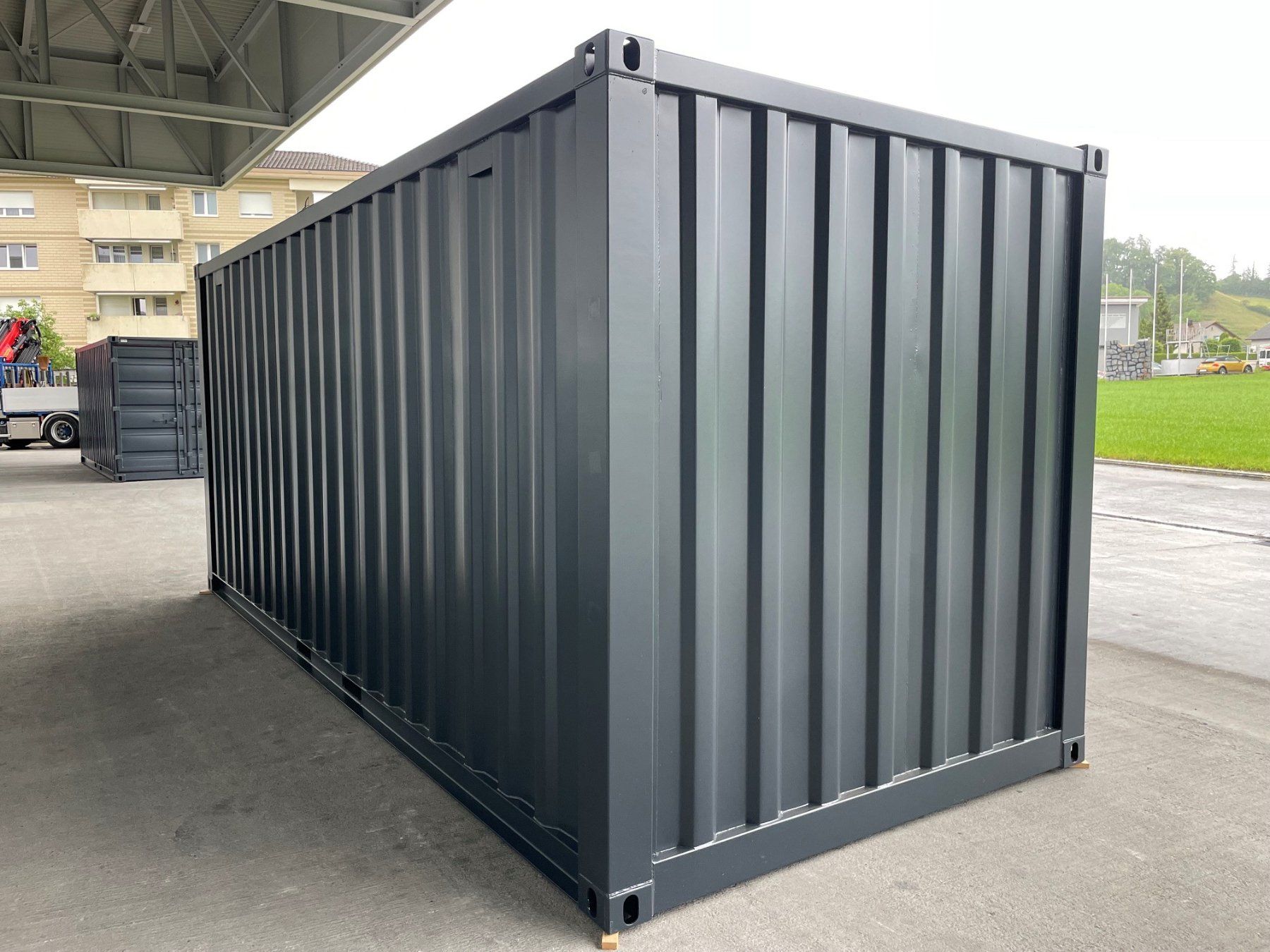 Contenitori edile: 20' Lagercontainer Open Side, Seecontainer, Event, Lounge! – Usato da Kradolf venduto da BKSAG 7