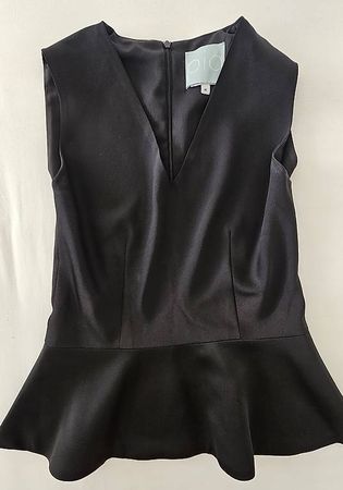 Piqyourdress Schösschentop in schwarz