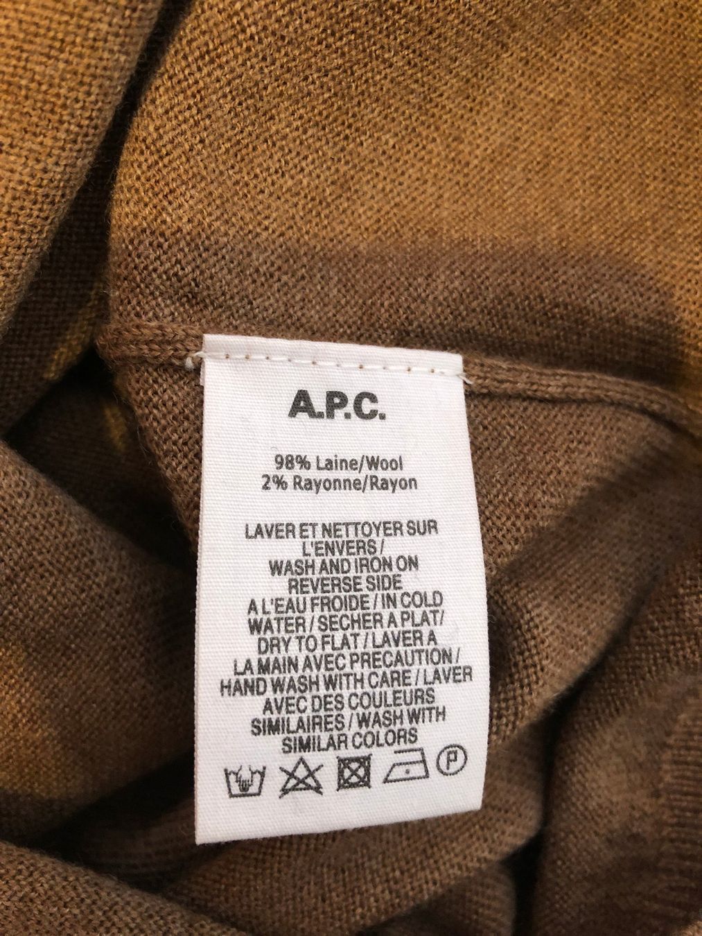 Apc Maglioni & Felpe: A.P.C. Paris Pullover 98% Wolle Gr XS – Usato da Berg am Irchel venduto da Zweiti_Chance 5
