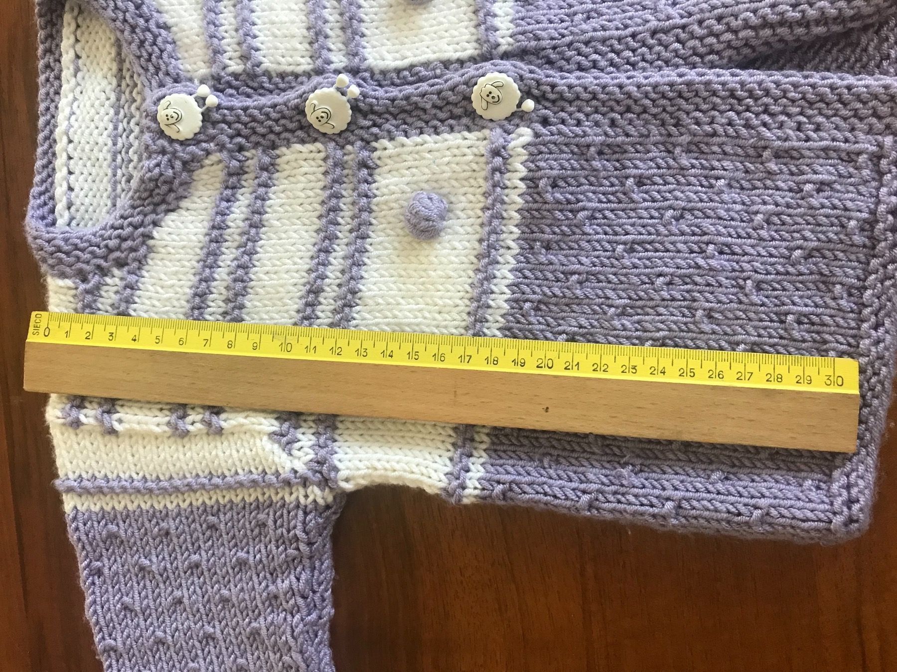 Giacche & Cappotti: KINDERSTRICKJÄGGLI Von Hand Gestrickt – Nuovo (secondo la descrizione) da Hochdorf venduto da la_nationale 3