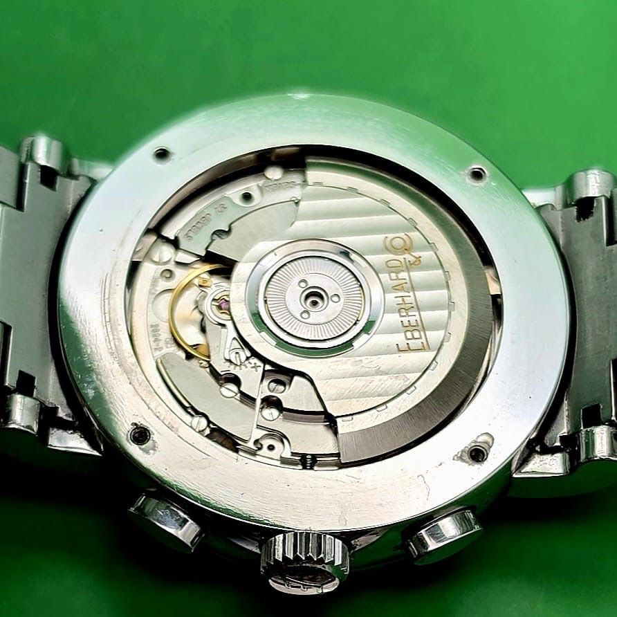 Eberhard & Co. Uhren: EBERHARD & Co CHRONO 4 AUTOMATIC CHRONOGRAPH  HERRE MEGA RAR – Gebraucht aus Neftenbach von Taschen-Uhren 9