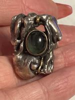 ￼ bague en argent, fait à la main