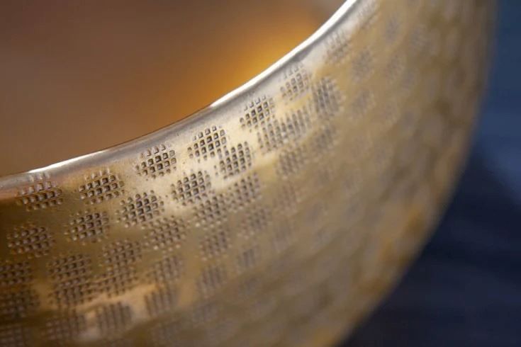 Ciotole: Handgefertigte Schalen 2er Set gold – Nuovo e nell'imballaggio originale da Winterthur venduto da aredo 4