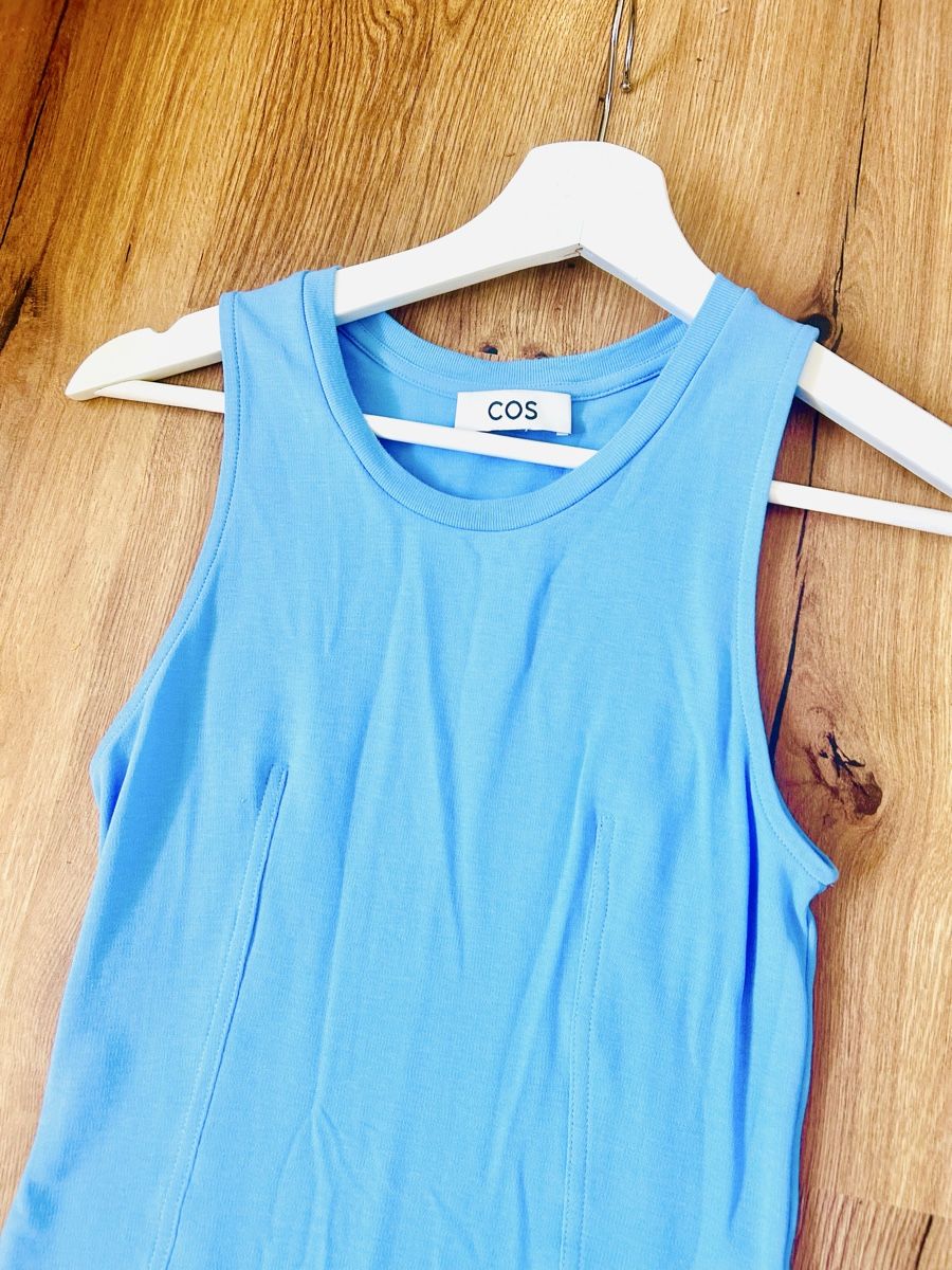 Cos Vestiti: Langes Kleid COS hellblau Grösse S neuwertig – Nuovo (secondo la descrizione) da Rodersdorf venduto da gstaad06 1