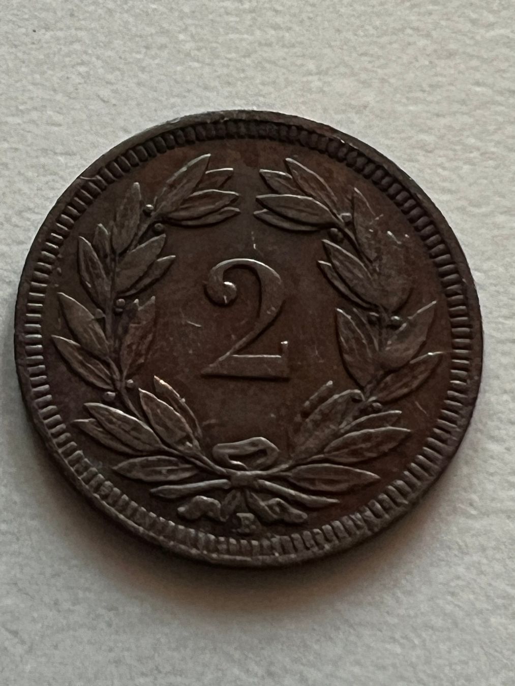Alle Münzen: 2 Rp. 1902 – Gebraucht aus Schötz von Odpa 1