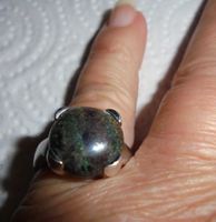 Echtschmuck: Matrix-Opal Silberring 925er (kleine 53)