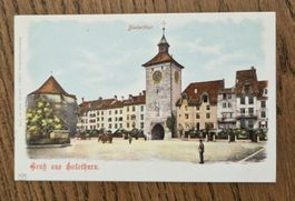Solothurn, Bielertor, Litho/Lichtdruck um 1900