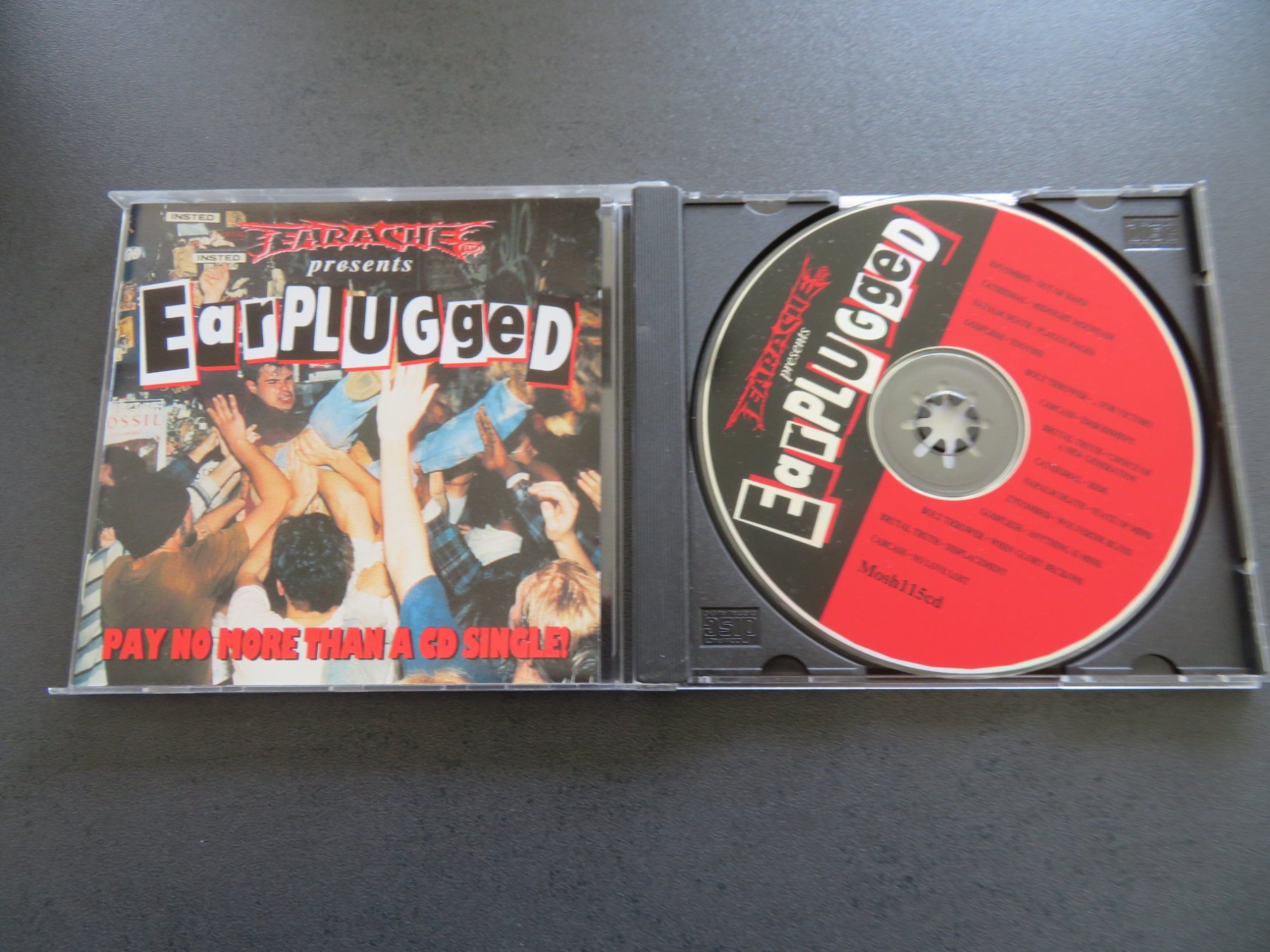 CDs: EARACHE pres. Earplugged Death Metal Sampler 1994 – Gebraucht aus Niederbipp von Onyx32