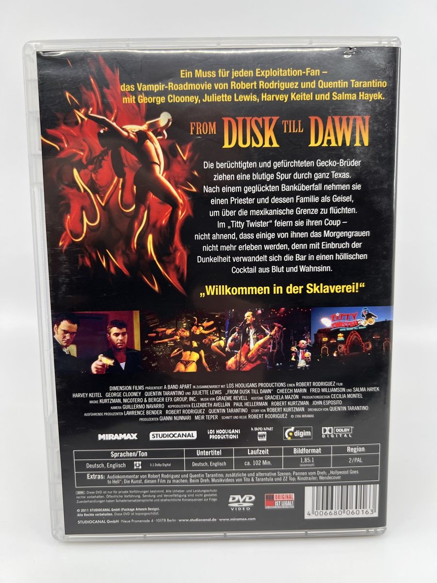 Tutti i DVDs: From Dusk Till Dawn DVD - Tarantino, Clooney – Usato da Steffisburg venduto da MEB-Trade 1