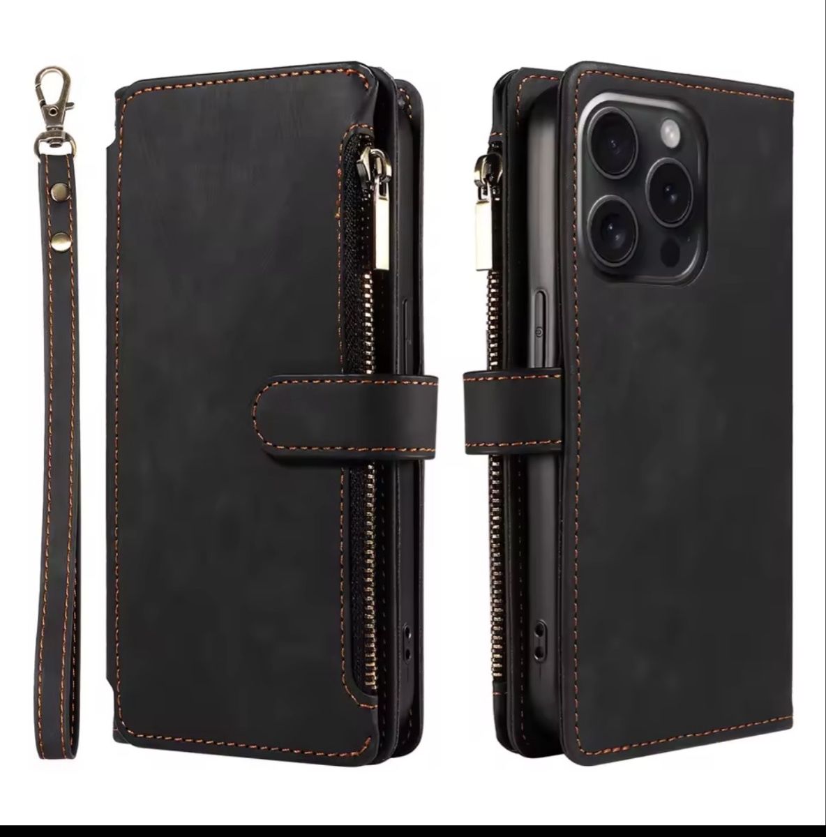 Coques & Protection écran: iPhone 14 Pro Max Wallet Case Black NEW 16.5cm x 8.5cm – Neuf (Voir description) à Basel par Cora3