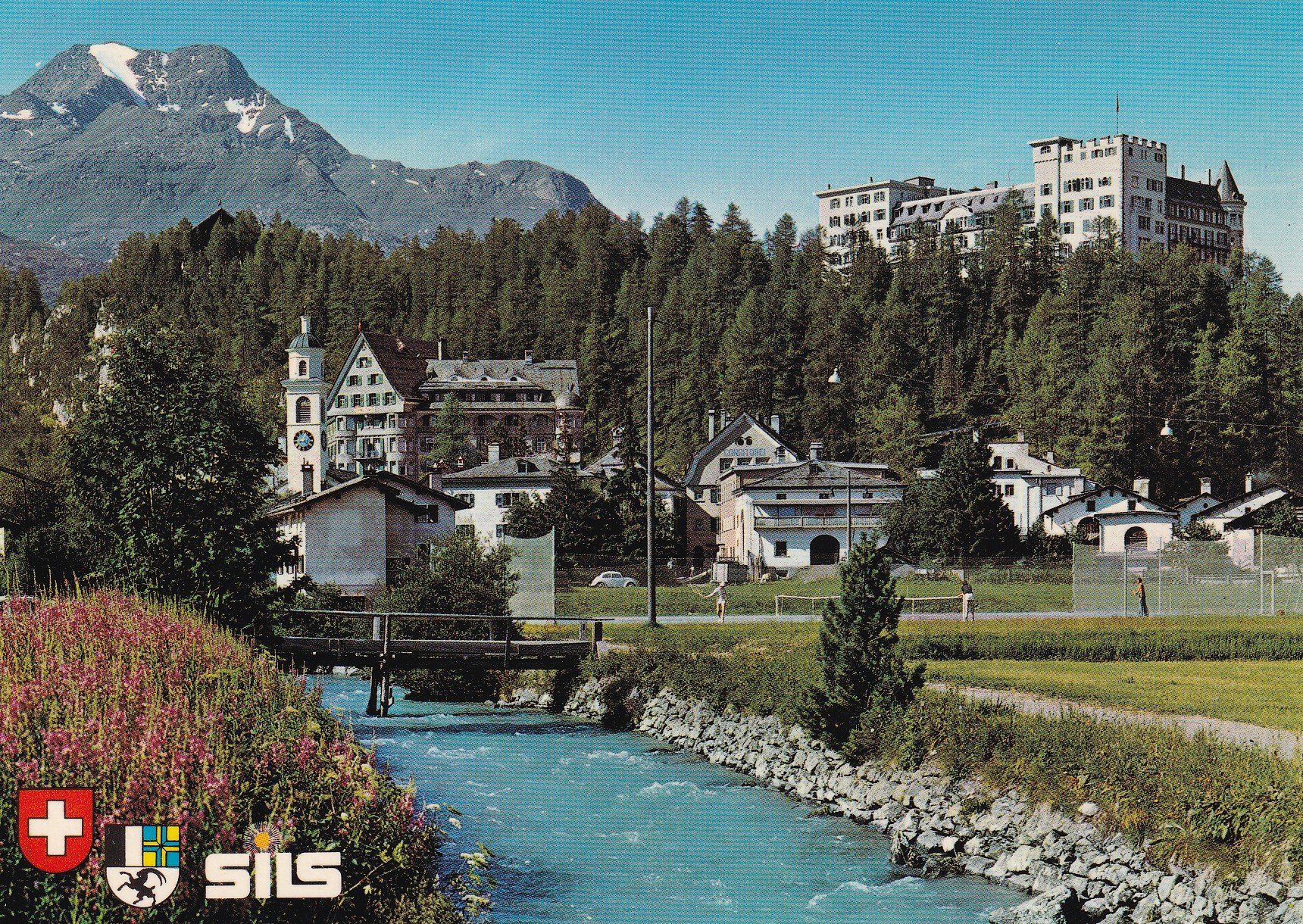 Ansichtskarten: Sils-Maria 1976 – Gebraucht aus Cormoret von Pascalll2001