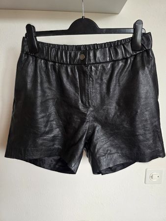 Shorts in Pelle Bugatti Neri Taglia 42 nuovi