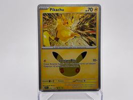 30 Jahre - Pikachu  (30C 52) - DE