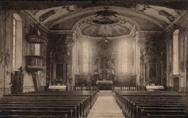 Innen Ansicht Kirche Mosnang Toggenburg