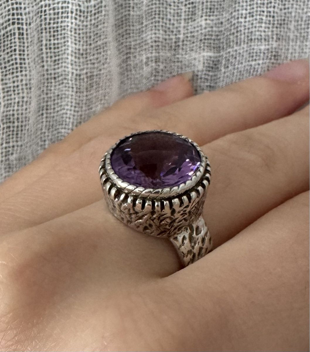 Anelli: purple amethyst silver ring – Nuovo (secondo la descrizione) da Rütihof venduto da mya_we 3