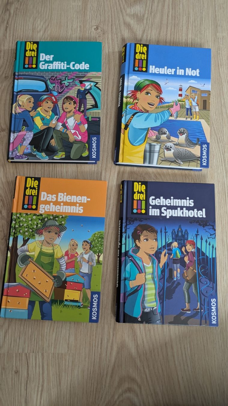 Bücher: 4 Bücher die drei!!! – Gebraucht aus Ettingen von Gerbera99
