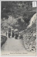 Route de Fins-Haute a Chetelard - animee