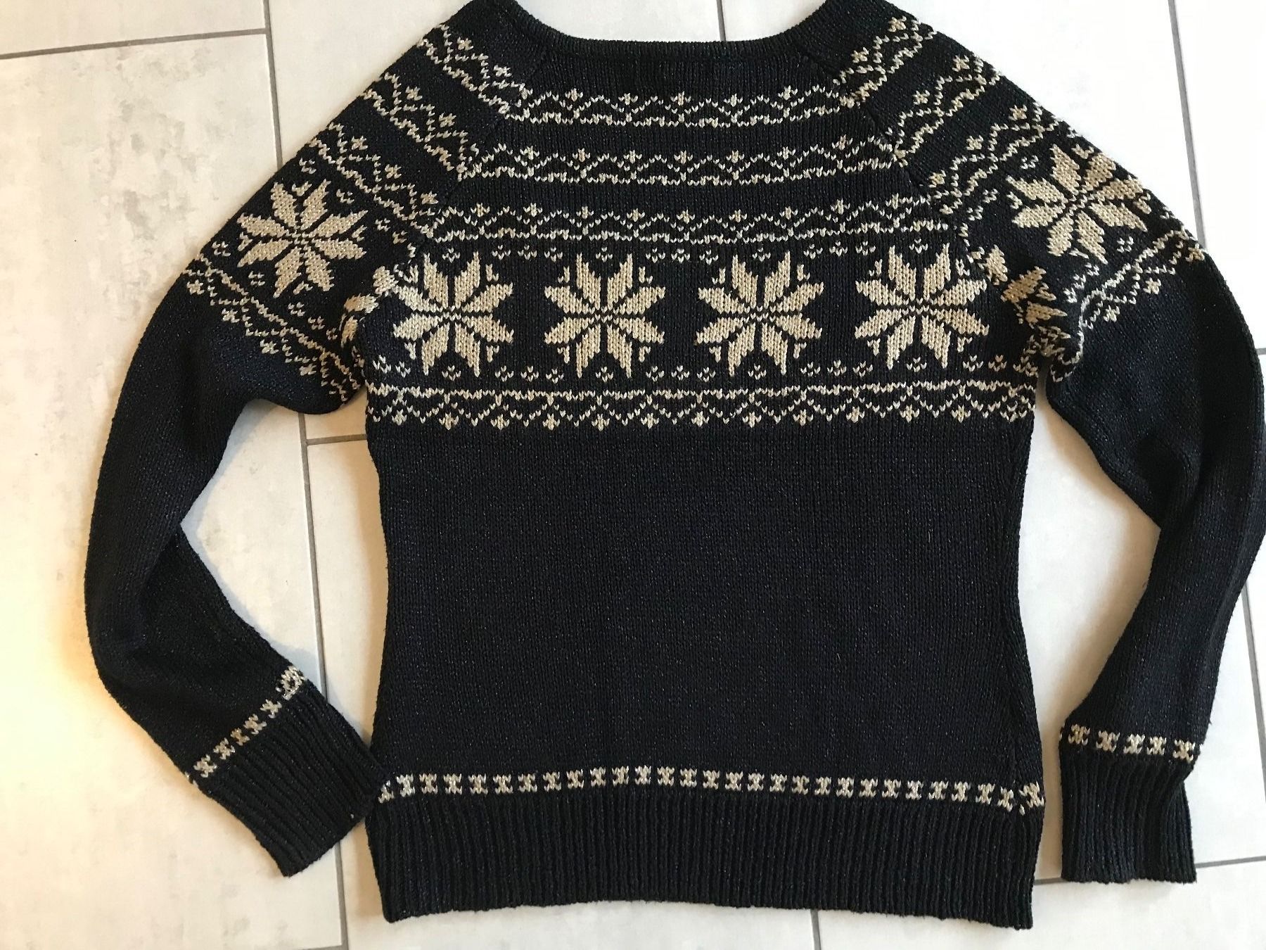 Mango Pullover & Sweatshirts: Pullover mit goldenen Partikel, Grösse 38/40 – Gebraucht aus Dübendorf von mon_p98h 1