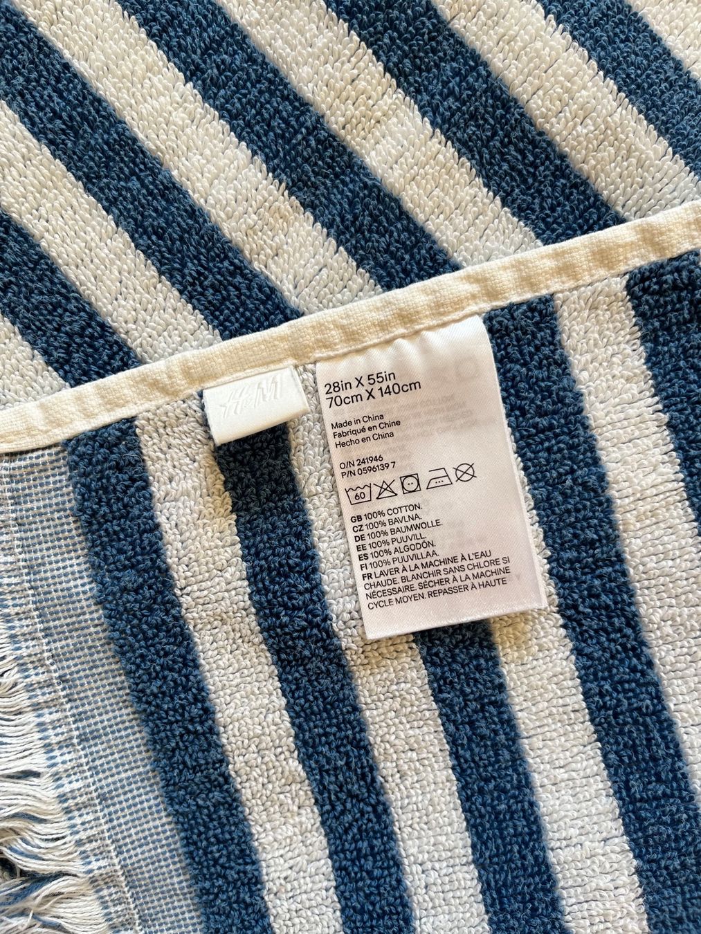Teli da bagno: H&M Badetuch – Usato da Interlaken venduto da fbnscl 3