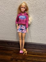 Barbie Puppe mit Hund und Zubehör sehr guter Zustand