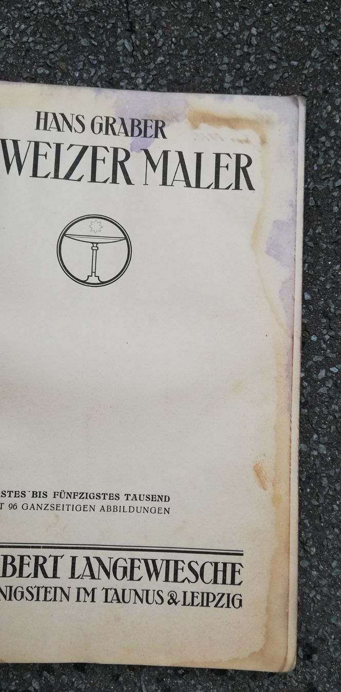 Bücher: Buch von 1913: Schweizer Maler – Gebraucht aus Thun von Matthias72 4