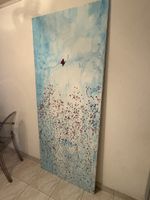 Tableau Geometría alada XXL Rozi Dreams technique mixte