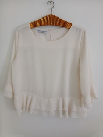 Rinascimento Blouse Cream Size L