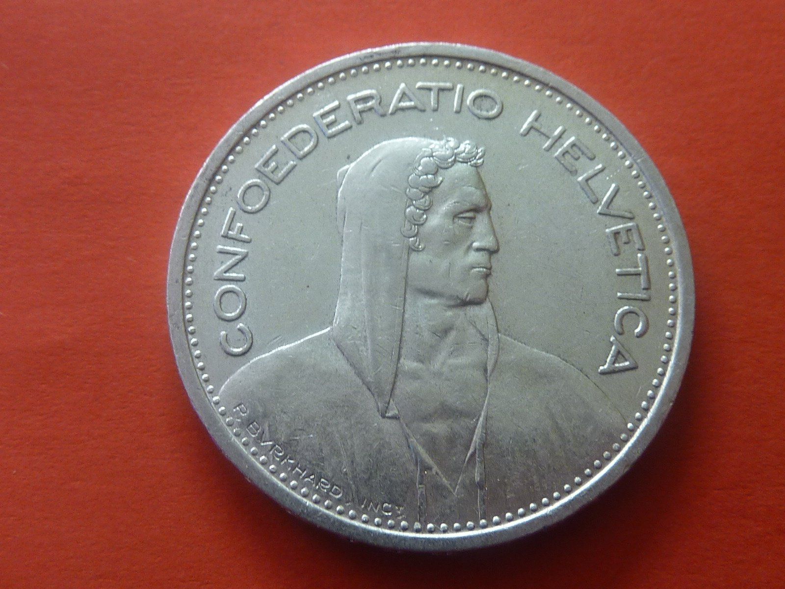 Tutti le monete: 5 Fr. 1954  vorz. -  unz. – Usato da Seon venduto da aee_7gpz 1