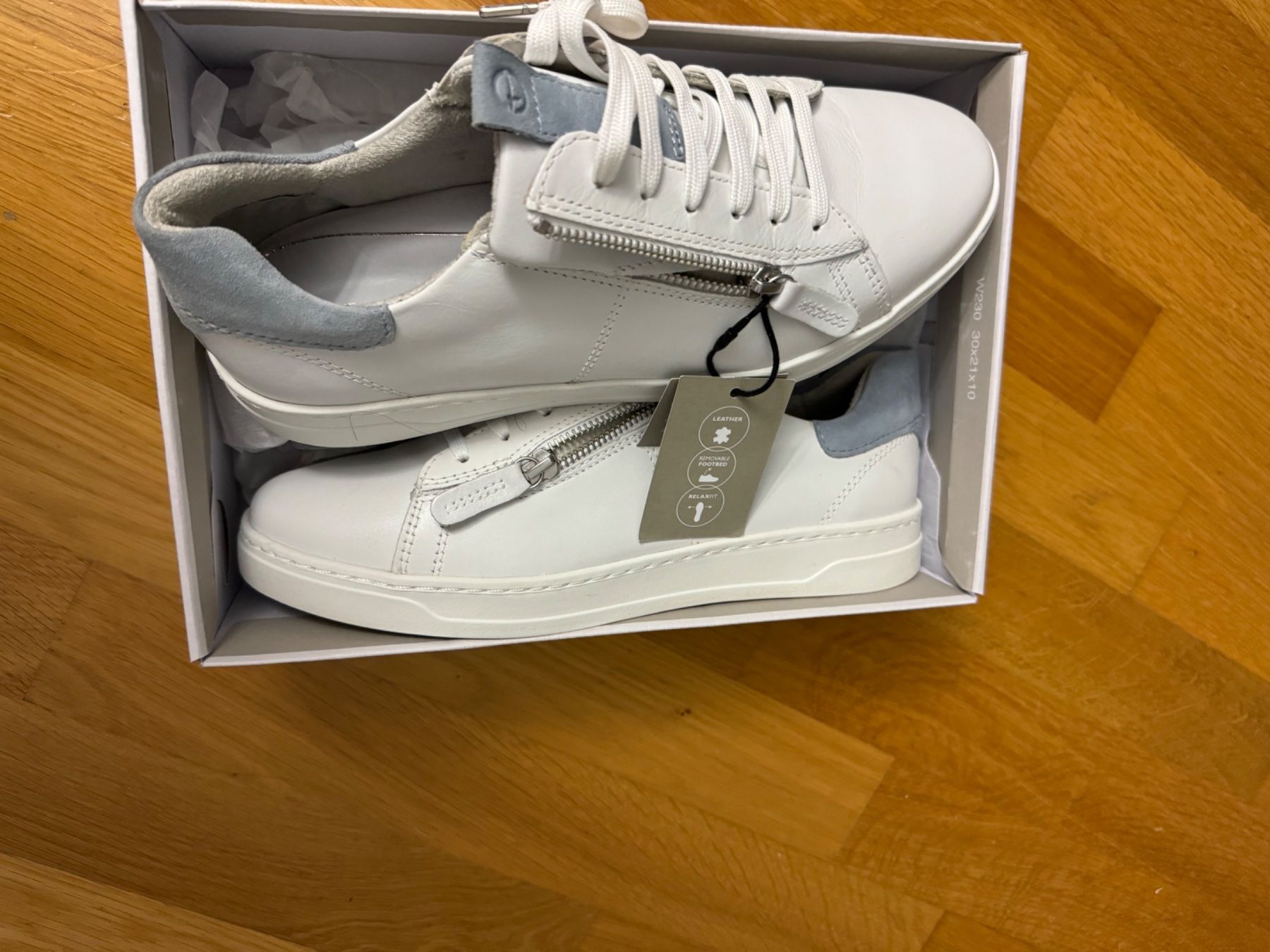Tamaris Damenschuhe: Tamaris Damen Leder Sneaker Weiss – Neu und originalverpackt aus Adliswil von Jessik0 2
