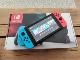 Nintendo Switch V1 2017 XAJ400 UNPATCHED Boîte complète