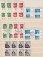 4-er-Blocks Li. 390 - 392 & 399 Je 1 x ETS & 1 x  Postfrisch