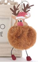 Plüsch Rudolph Taschenanhänger Keychain Weihnachten Red Nose