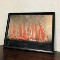 Yacht Race - Moderne Kunst - Segelschiffe - Acryl Sailboat