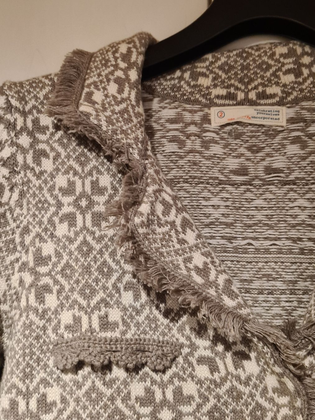 Odd Molly Cappotti: ODD MOLLY STRICKMANTEL TAUPE/BEIGE GR 2 – Usato da Adlikon venduto da jahr01 3